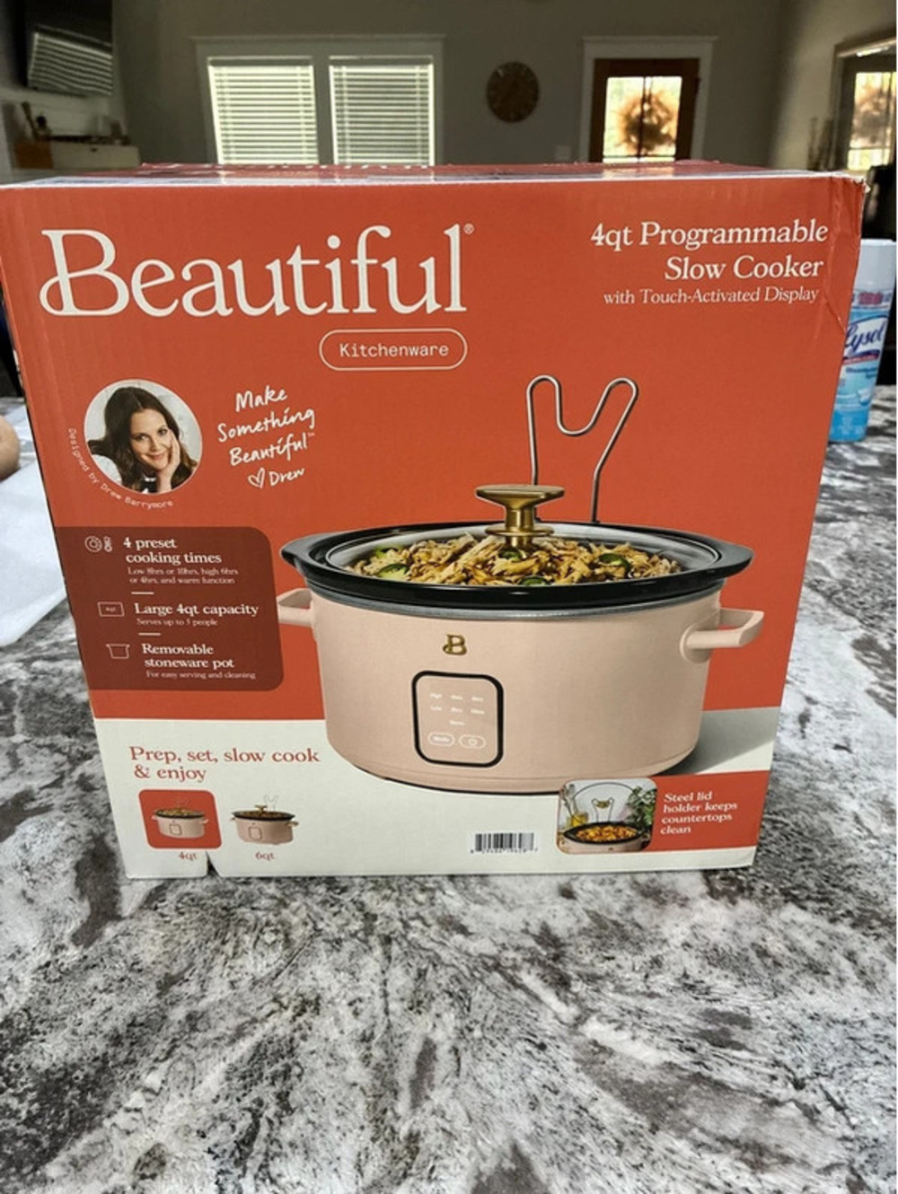 4qt Drew Barrymore Slow cooker